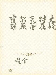 霍尔瓦特大街小说原著在线阅读