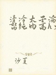 清冷太子沦为禁胬纯肉高h文封面