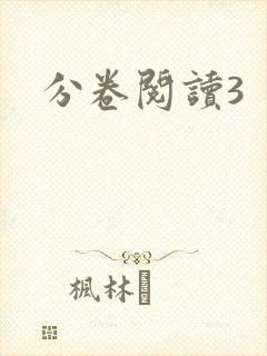 分卷阅读3
