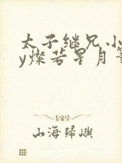 太子继兄小说by灿若星月笔趣阁免费阅