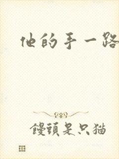 他的手一路下滑