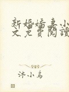 新婚娇妻小莹全文免费阅读最新章节封面