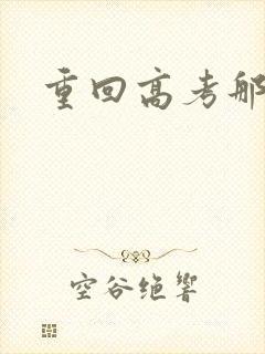 重回高考那一年封面