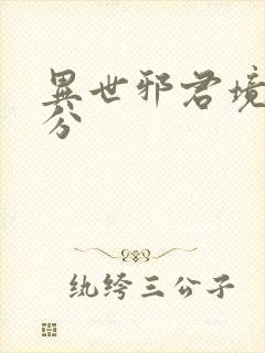 异世邪君境界划分