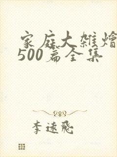 家庭大杂烩小说500篇全集