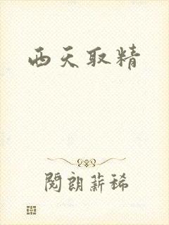 西天取精