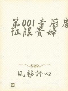 第001章厨房征服贵妇