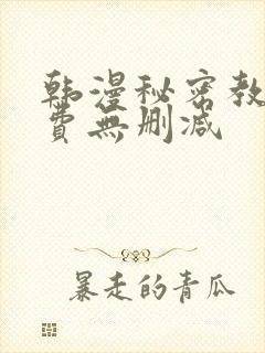 韩漫秘密教学免费无删减