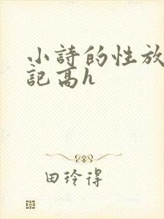 小诗的性放荡日记高h