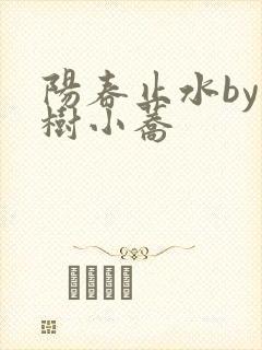 阳春止水by烟树小荞封面