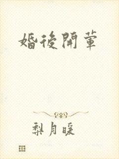 婚后开荤封面