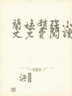 兰姨赵强小说全文免费阅读