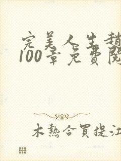 完美人生赵雅玉100章免费阅读封面