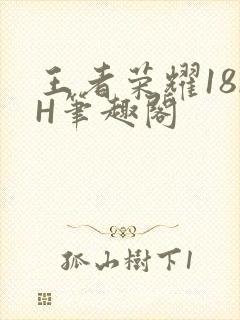 王者荣耀18rH笔趣阁