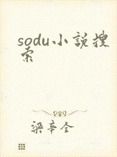 sodu小说搜索