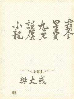 小说九星霸体诀龙尘免费全集