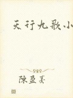 天行九歌小说封面