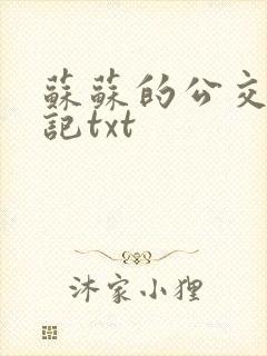 苏苏的公交车日记txt