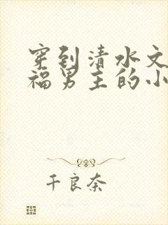 穿到清水文里造福男主的小说