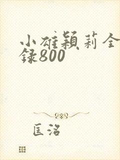小雄颖莉全文目录800