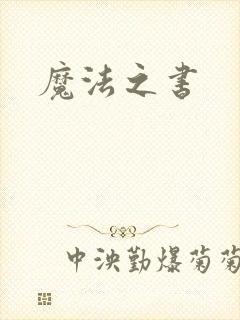 魔法之书封面