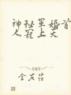 神秘军婚首长大人宠上天封面