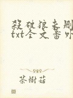 杀破狼未删减版txt全文番外