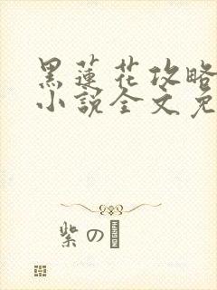 黑莲花攻略手册小说全文免费阅读笔趣阁