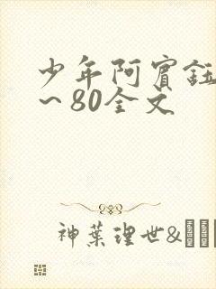 少年阿宾钰慧1～80全文