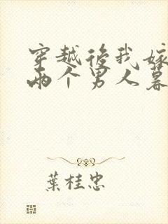 穿越后我嫁给了两个男人暮色酒歌封面