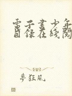 电子书少年阿宾目录在线阅读封面