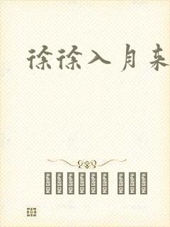 徐徐入月来封面