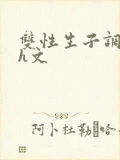 双性生子调教高h文