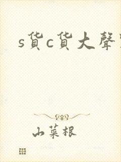 s货c货大声点