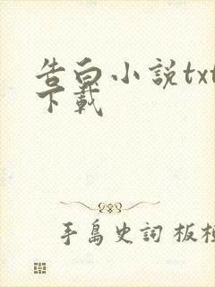 告白小说txt下载