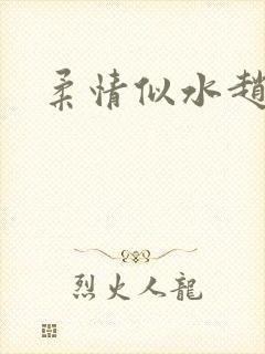 柔情似水赵雅儿