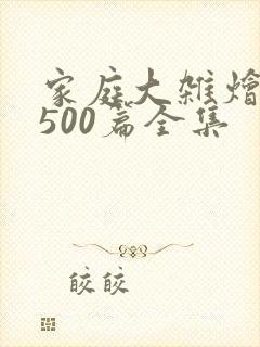 家庭大杂烩小说500篇全集封面