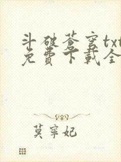 斗破苍穹txt免费下载全文封面