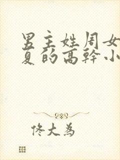 男主姓周女主姓夏的高干小说