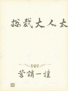 总裁大人太勇猛