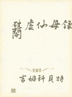 破虚仙母录笔趣阁