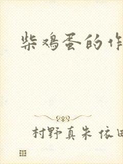 柴鸡蛋的作品
