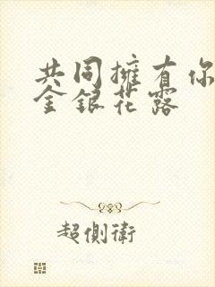 共同拥有你by金银花露封面