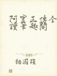 阿宾正传全文阅读笔趣阁封面