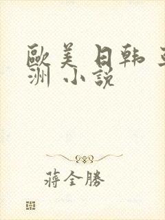 欧美 日韩 亚洲 小说