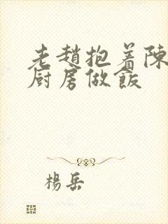 老赵抱着陈婷在厨房做饭