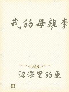 我的母亲李瑞芬封面