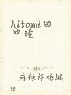 hitomi田中瞳封面