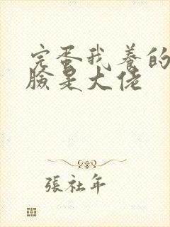 完蛋我养的小白脸是大佬