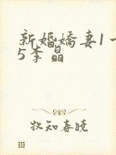 新婚娇妻1一25李晶